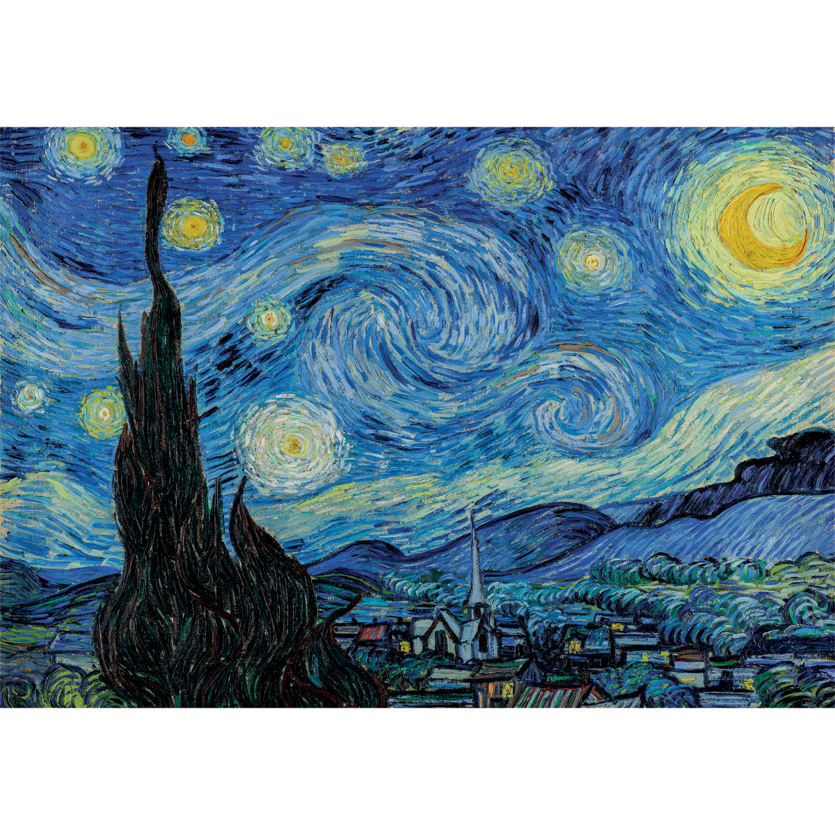 PZ1000: MUSEUM: LA NUIT ÉTOILÉE - VAN GOGH - CLEMENTONI