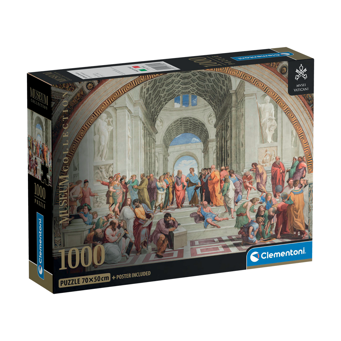 PZ1000: MUSEUM: L'ÉCOLE D'ATHÈNES - RAPHAËL CLEMENTONI PUZZLES