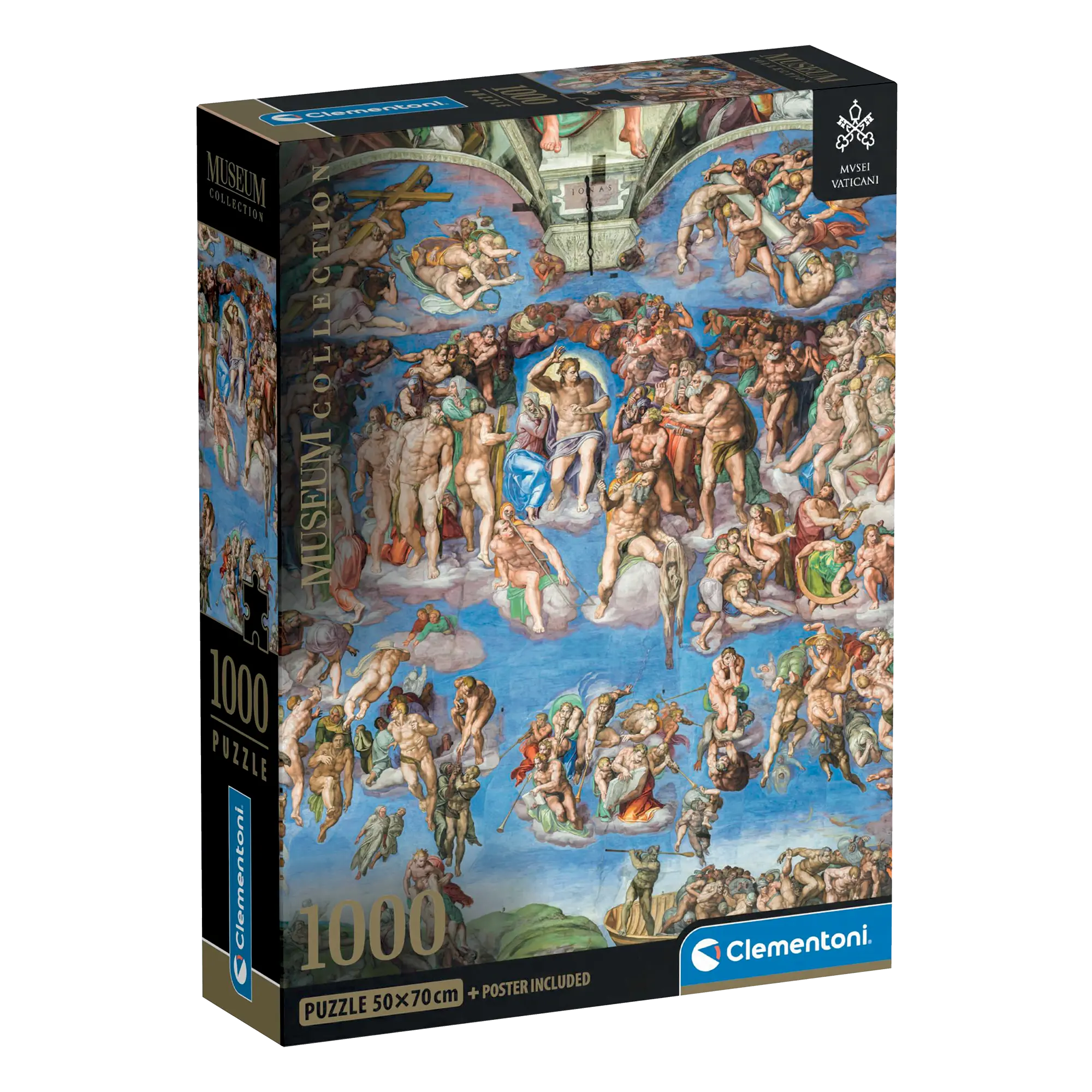PZ1000: MUSEUM: LE DERNIER JUGEMENT - MICHEL-ANGE CLEMENTONI PUZZLES