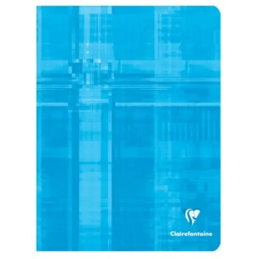 Cahier agrafé 5/5 -assortis- 144 pages (17x22cm) CLAIREFONTAINE