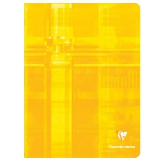 Cahier agrafé 5/5 -assortis- 144 pages (17x22cm) CLAIREFONTAINE