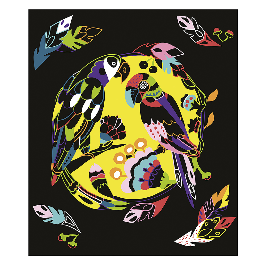 SCRATCH ART ANIMAUX DU MONDE - 5 CARTES JANOD