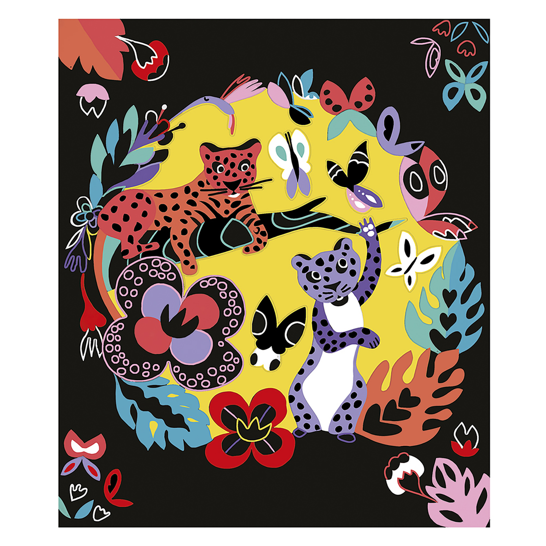 SCRATCH ART ANIMAUX DU MONDE - 5 CARTES JANOD