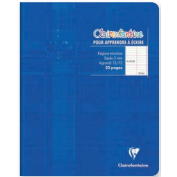 Clairenfantine Cahier agrafé DL3mm L -assortis-  32 pages (17x22cm) CLAIREFONTAINE