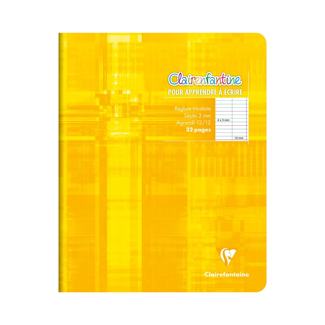 Notebook French Ruled 3 mm Assorted Stapled  32 pages (6,7 x 8,7 in)