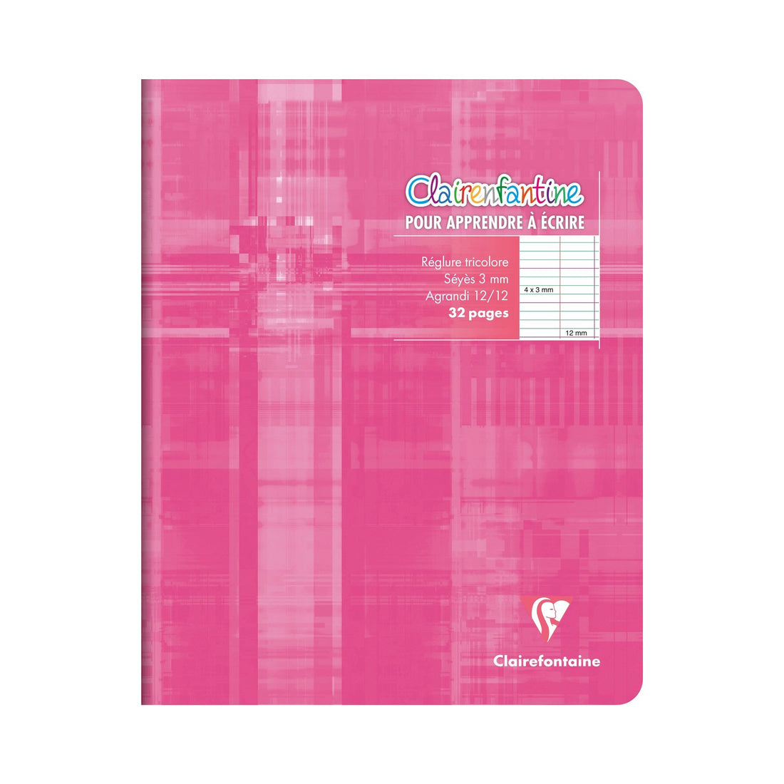 Notebook French Ruled 3 mm Assorted Stapled  32 pages (6,7 x 8,7 in)