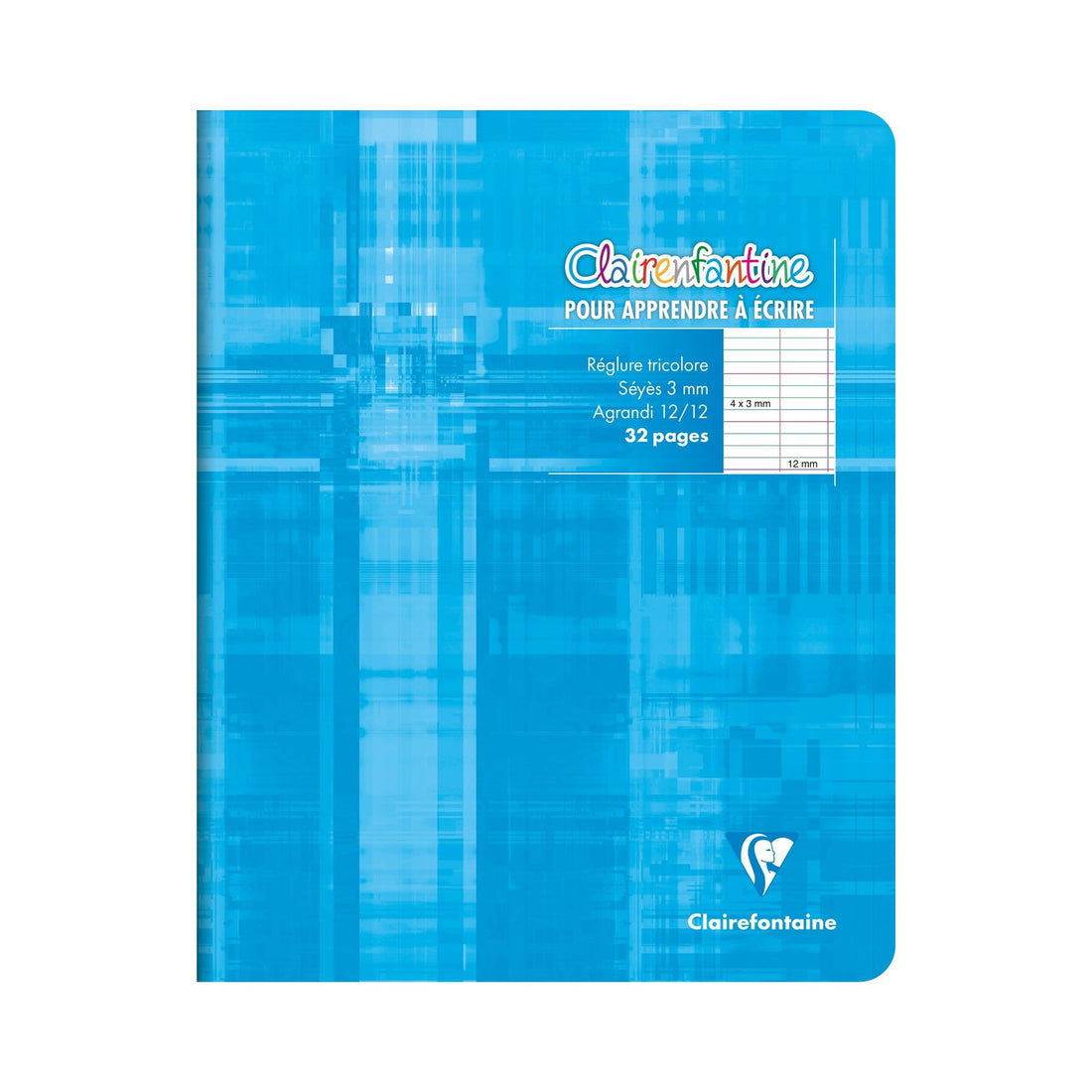 Notebook French Ruled 3 mm Assorted Stapled  32 pages (6,7 x 8,7 in)