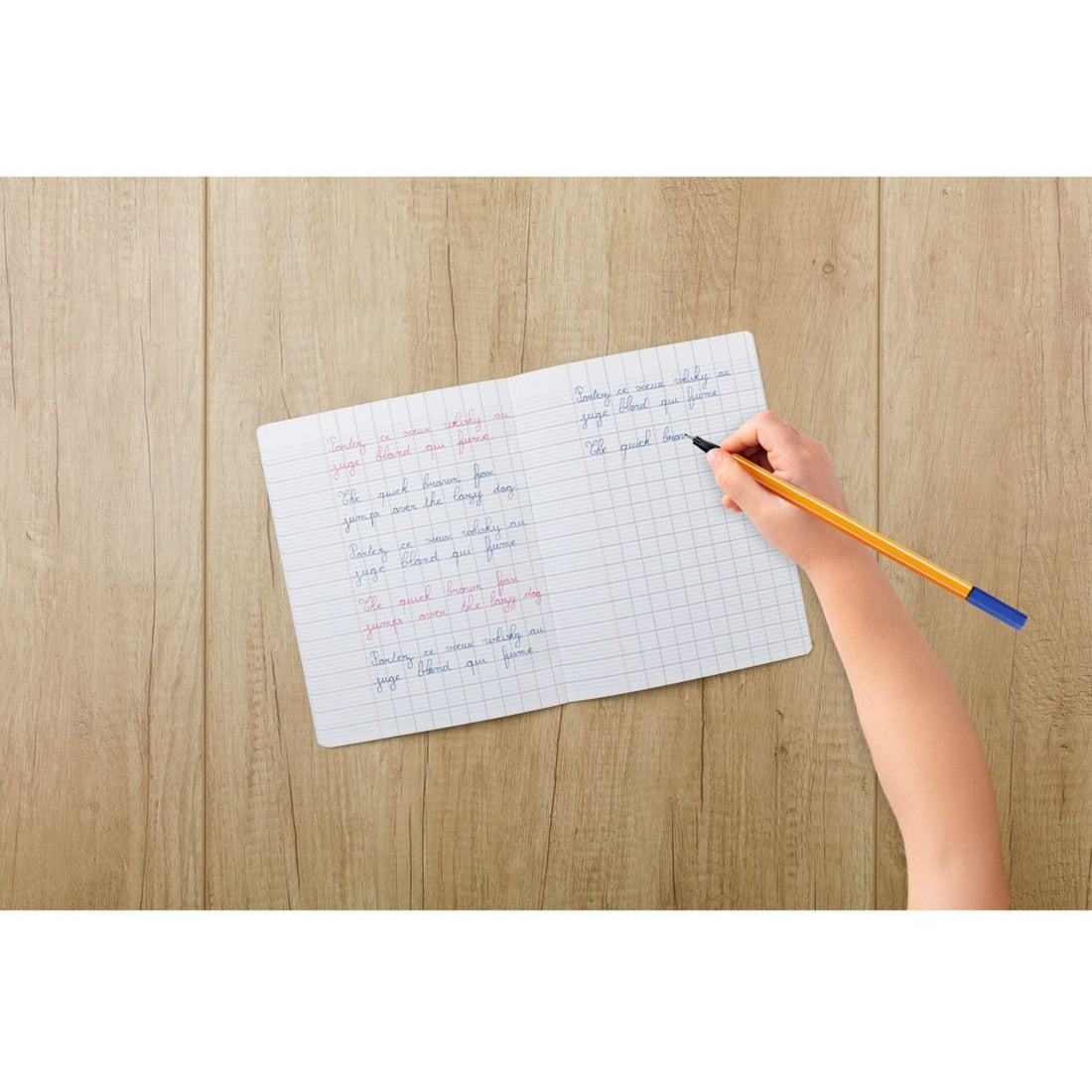 Notebook French Ruled 3 mm Assorted Stapled  32 pages (6,7 x 8,7 in)