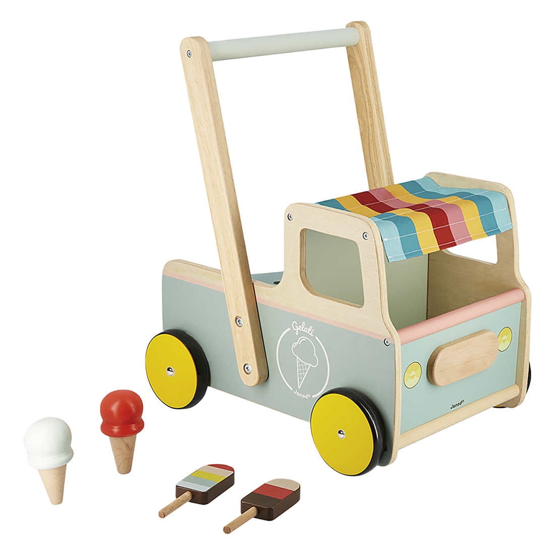 CHARIOT DE MARCHE MARCHAND DE GLACES JANOD
