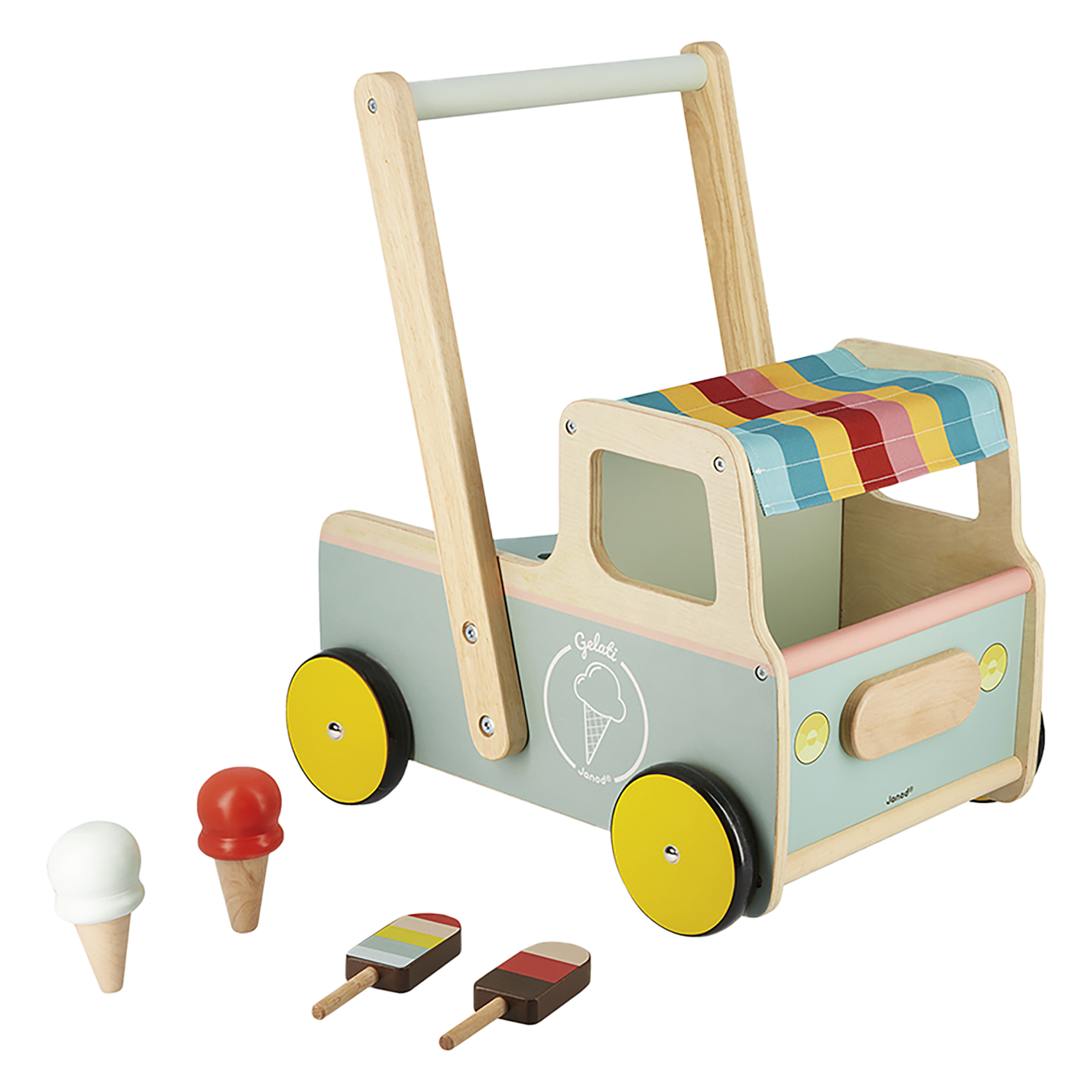 CHARIOT DE MARCHE MARCHAND DE GLACES JANOD