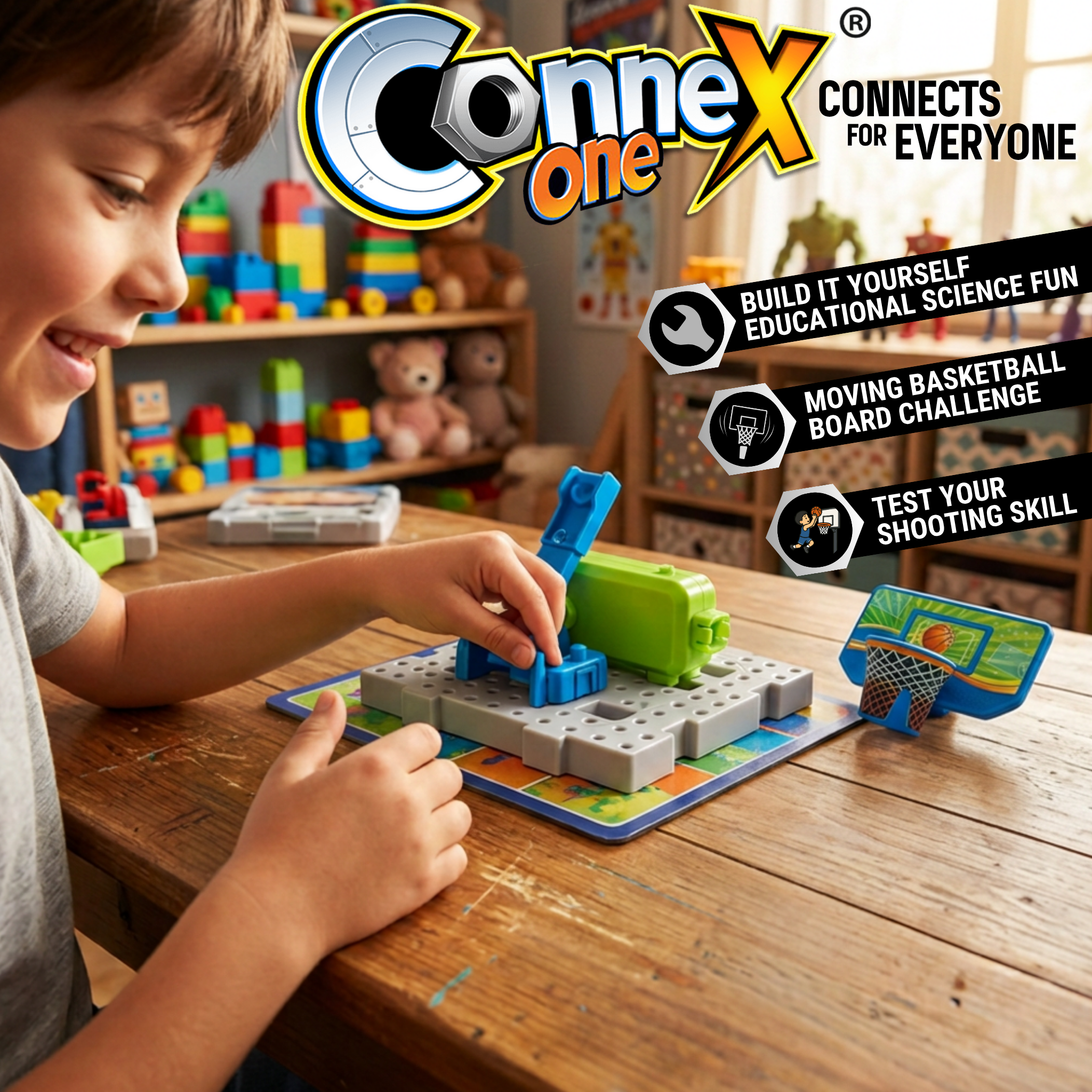 CONNEX ONE - PLAISIR DU BASKETBALL by AMAZING TOYS