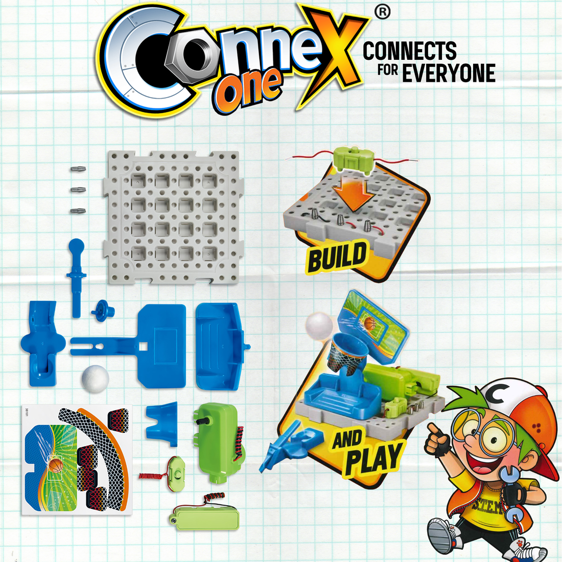 CONNEX ONE - PLAISIR DU BASKETBALL by AMAZING TOYS