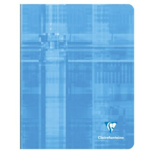 Cahier agrafé seyès -assortis- 96 pages (16.5x21cm) CLAIREFONTAINE