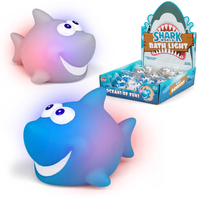REQUINS LUMINEUX POUR LE BAIN (VENDU UNITÉS 12 - 2 MODÈLES) ONE FOR FUN