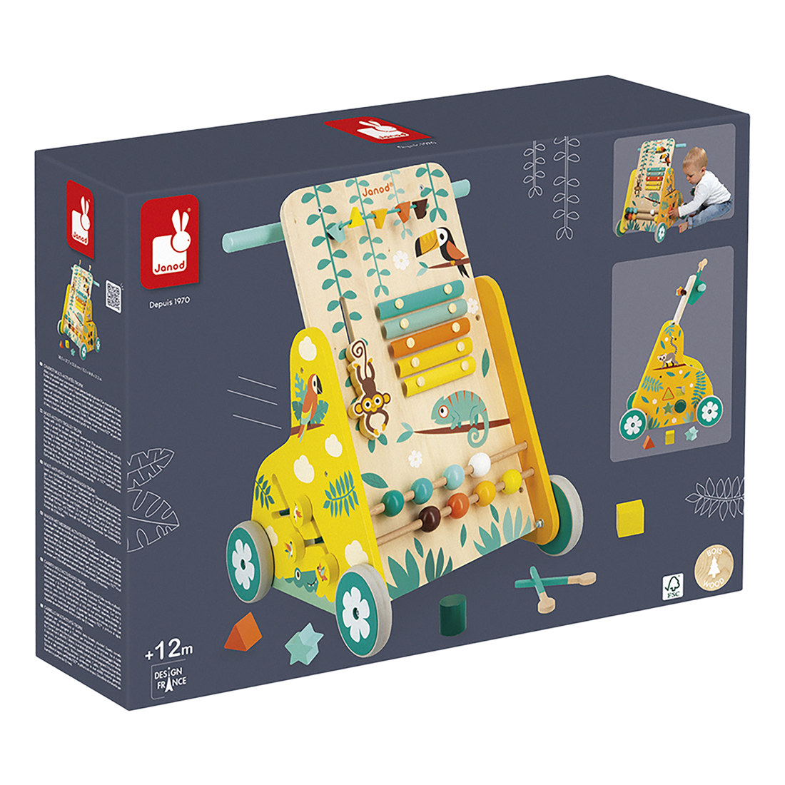 TROPIK - CHARIOT MULTI-ACTIVITÉS JANOD