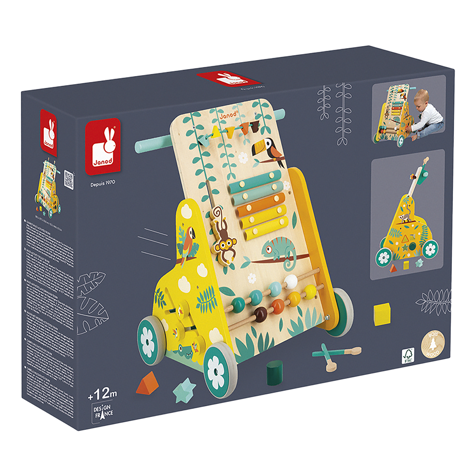 TROPIK - CHARIOT MULTI-ACTIVITÉS JANOD