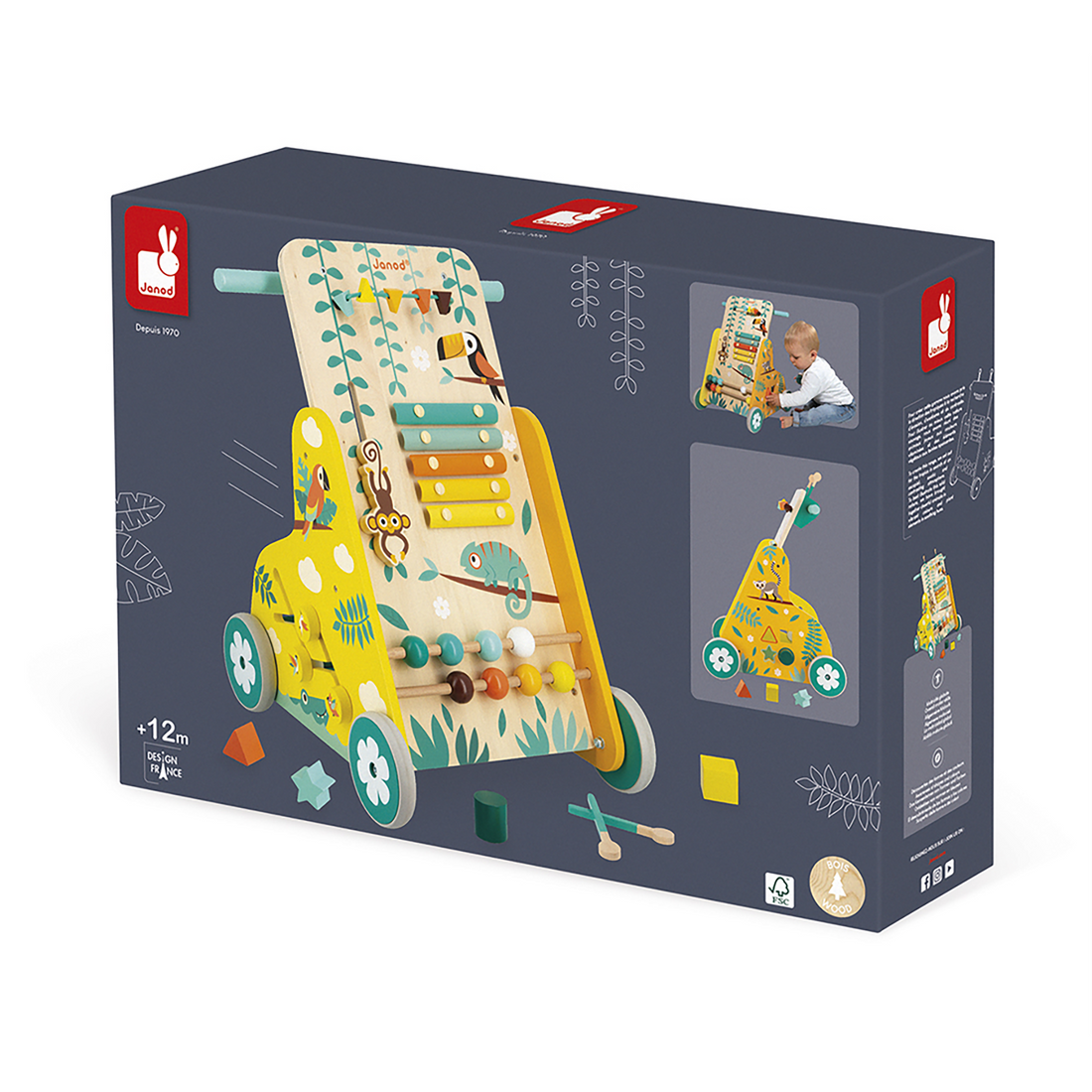 TROPIK - CHARIOT MULTI-ACTIVITÉS JANOD