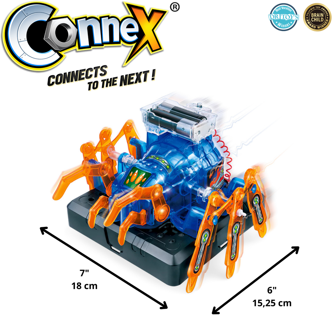 CONNEX - ARAIGNÉE ROBOTIQUE AMAZING TOYS