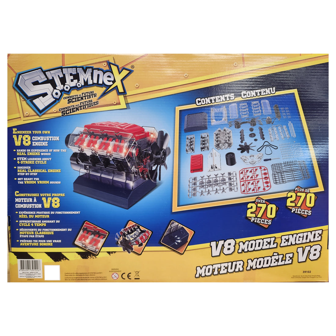 STEMNEX - MOTEUR MODÈLE V8 AMAZING TOYS