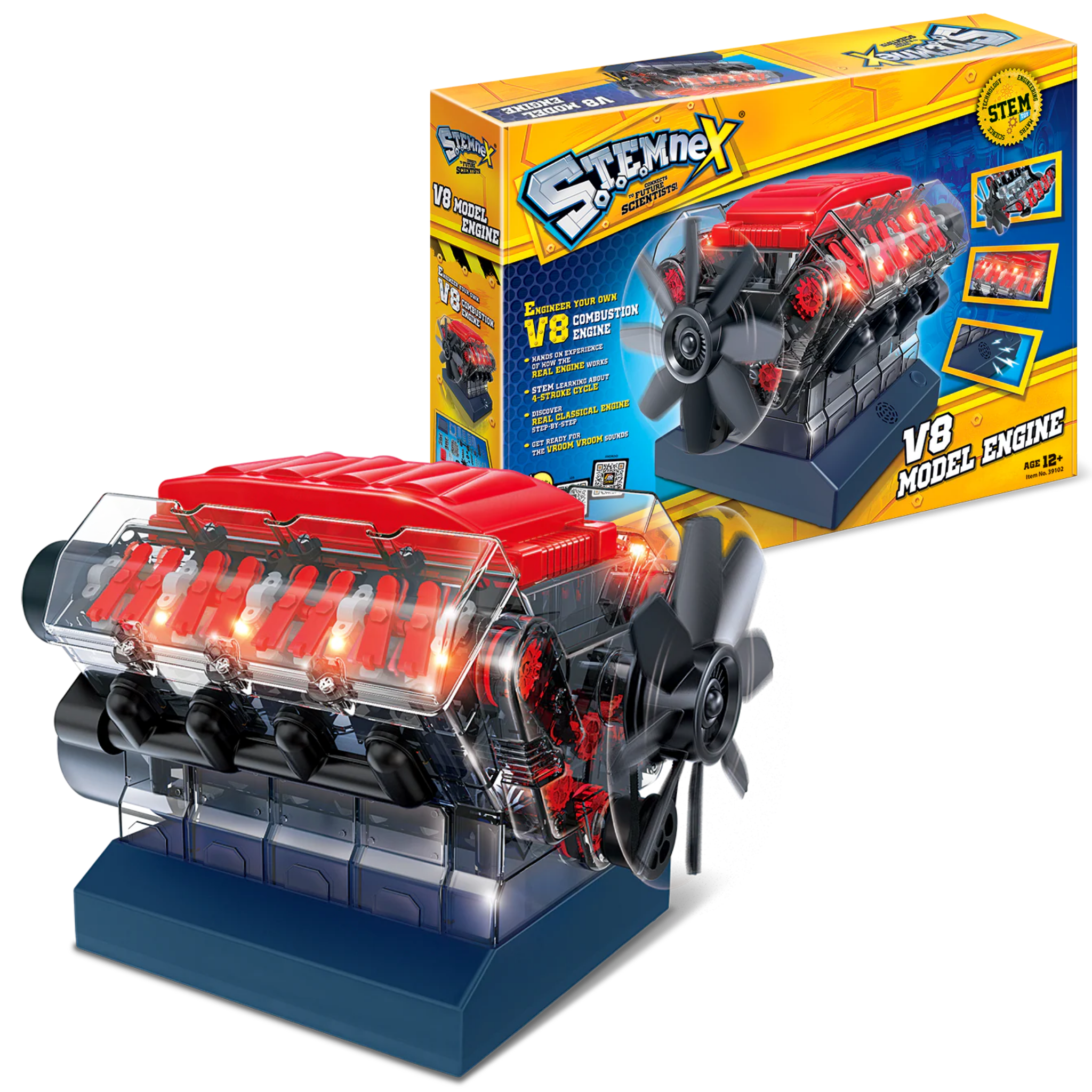 STEMNEX - MOTEUR MODÈLE V8 AMAZING TOYS