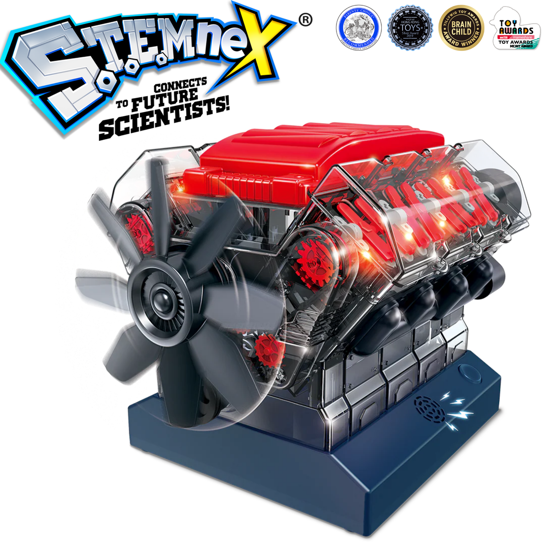STEMNEX - MOTEUR MODÈLE V8 AMAZING TOYS