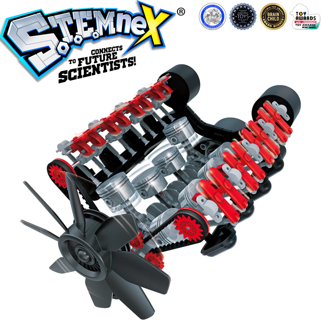 STEMNEX - MOTEUR MODÈLE V8 AMAZING TOYS