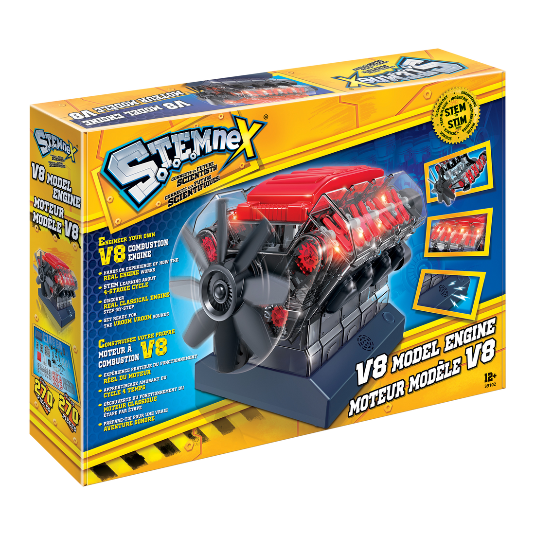 STEMNEX - MOTEUR MODÈLE V8 AMAZING TOYS