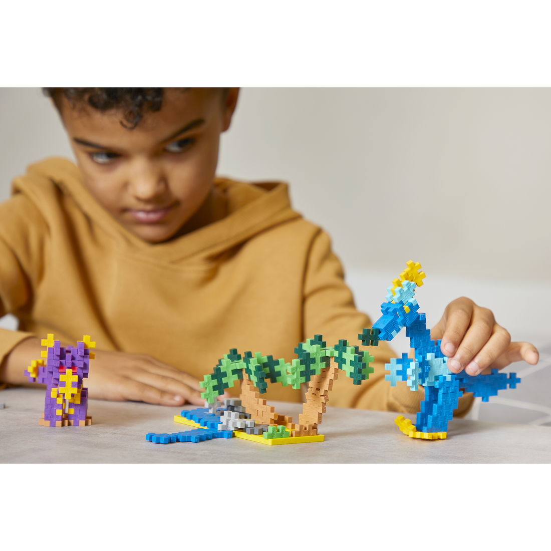 APPRENDRE À BÂTIR - DINOSAURES - 600pcs - PLUS PLUS