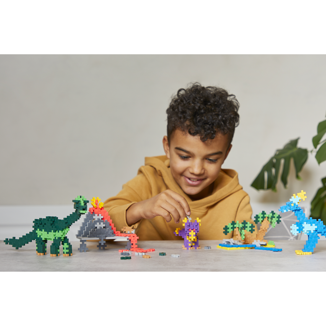 APPRENDRE À BÂTIR - DINOSAURES - 600pcs - PLUS PLUS