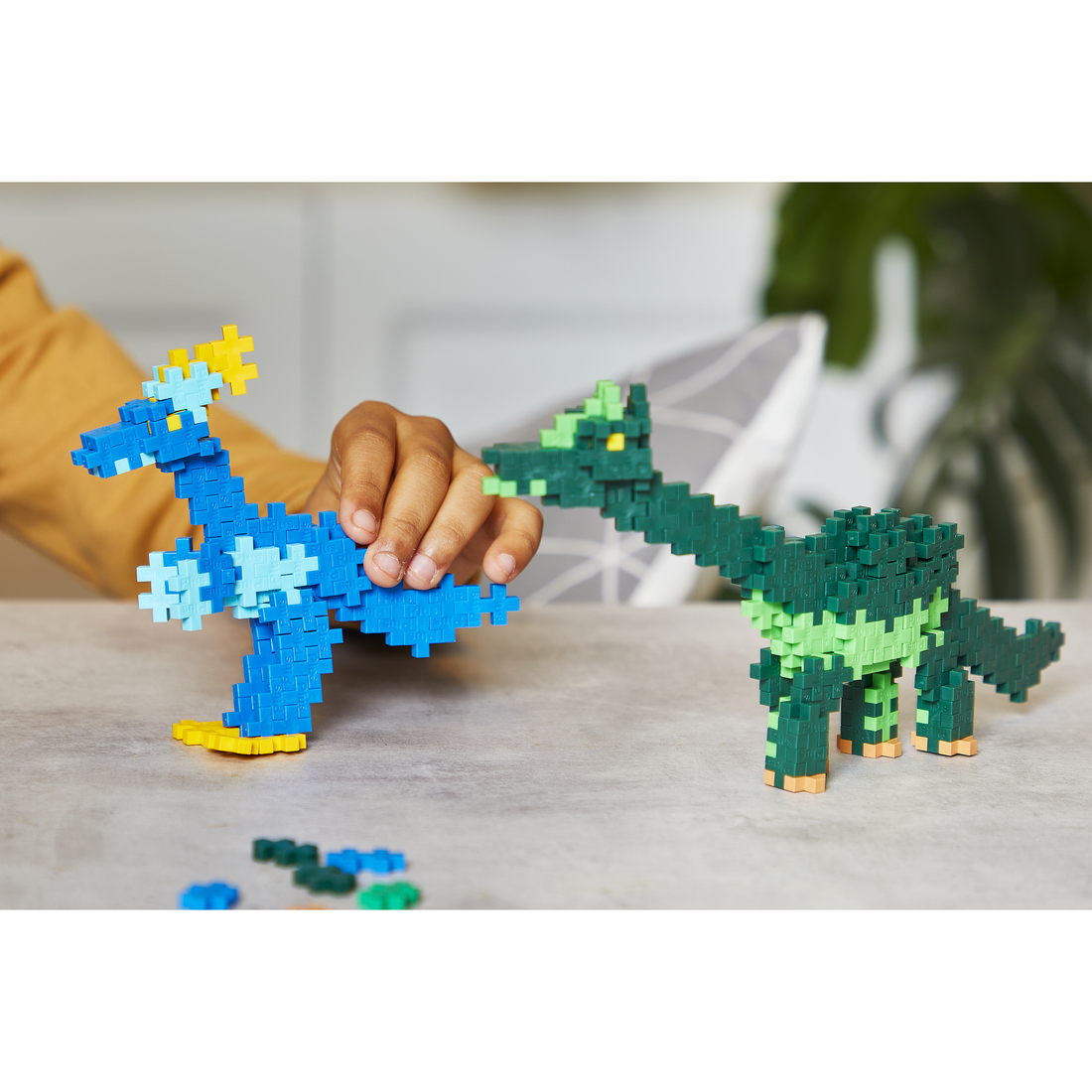 APPRENDRE À BÂTIR - DINOSAURES - 600pcs - PLUS PLUS