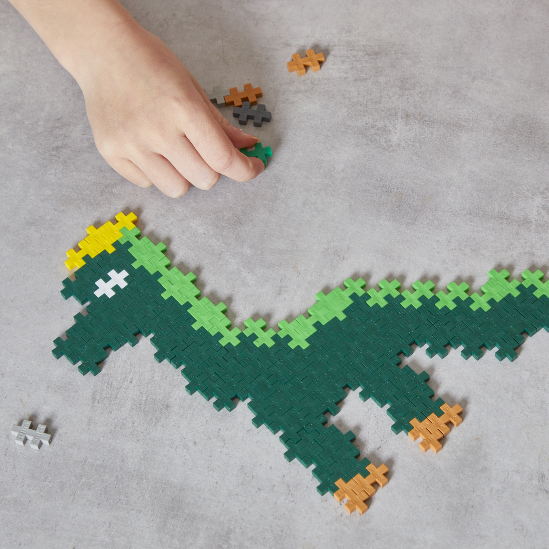 APPRENDRE À BÂTIR - DINOSAURES - 600pcs - PLUS PLUS