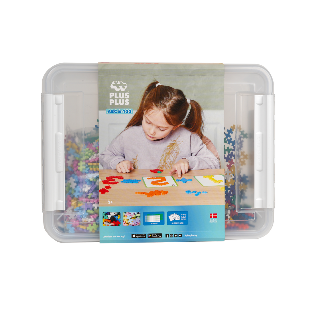 BOÎTE DE RANGEMENT - ABC & 123 - 2000pcs - PLUS PLUS