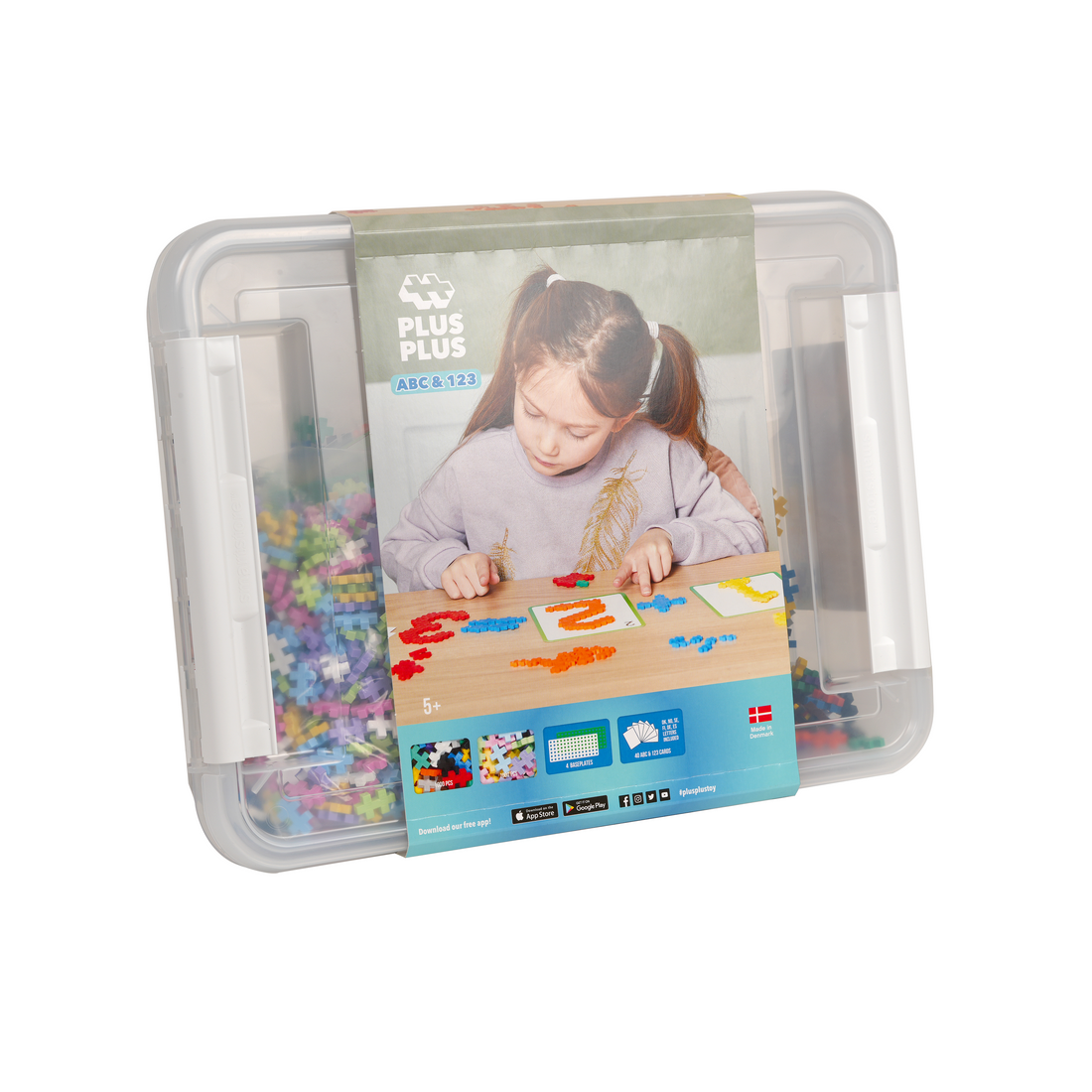 BOÎTE DE RANGEMENT - ABC & 123 - 2000pcs - PLUS PLUS