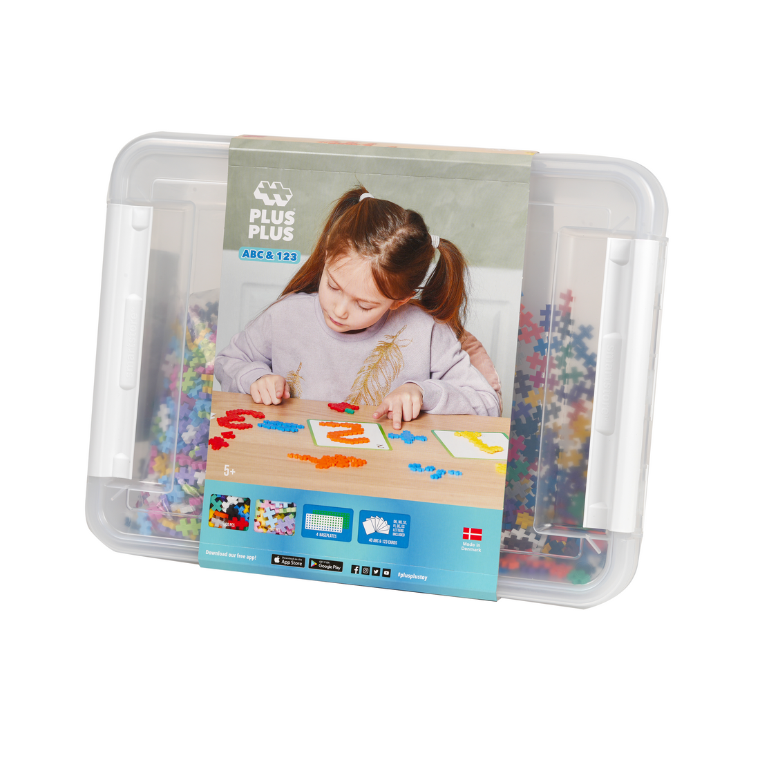 BOÎTE DE RANGEMENT - ABC & 123 - 2000pcs - PLUS PLUS