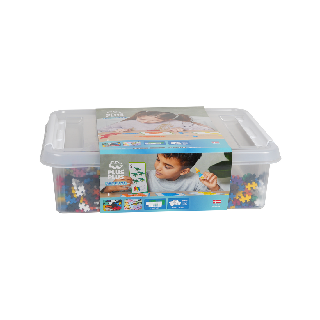 BOÎTE DE RANGEMENT - ABC & 123 - 2000pcs - PLUS PLUS
