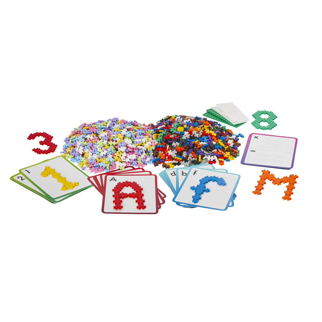 BOÎTE DE RANGEMENT - ABC & 123 - 2000pcs - PLUS PLUS