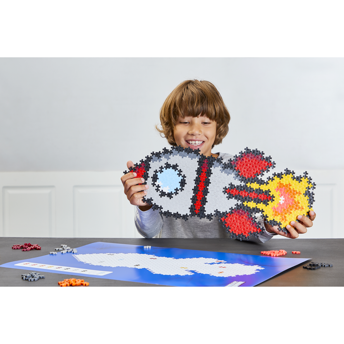 PUZZLE BY NUMBER - FUSÉE - 500pcs - PLUS PLUS