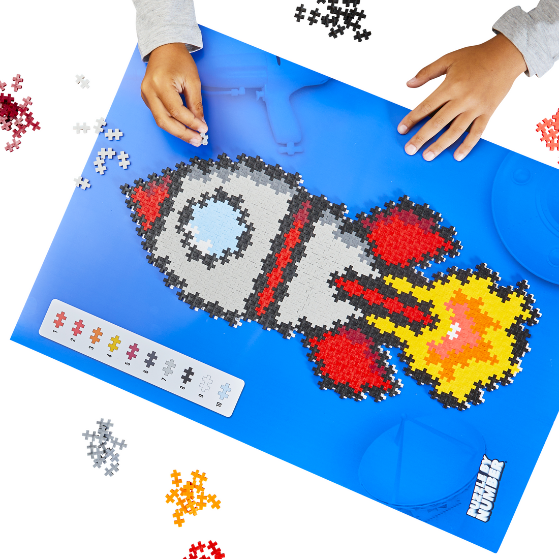 PUZZLE BY NUMBER - FUSÉE - 500pcs - PLUS PLUS