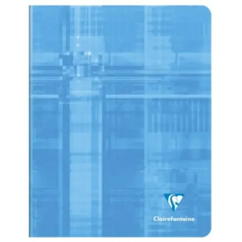 Cahier agrafé ligné+M -assortis- 120 pages (16.5x21cm) CLAIREFONTAINE