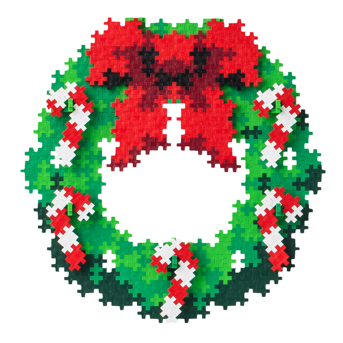 PUZZLE BY NUMBER - COURONNE DE NOËL - 500pcs PLUS PLUS
