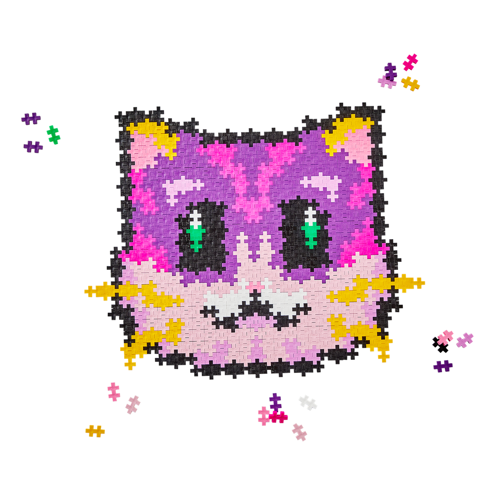PUZZLE BY NUMBER - CHATON - 500pcs PLUS PLUS