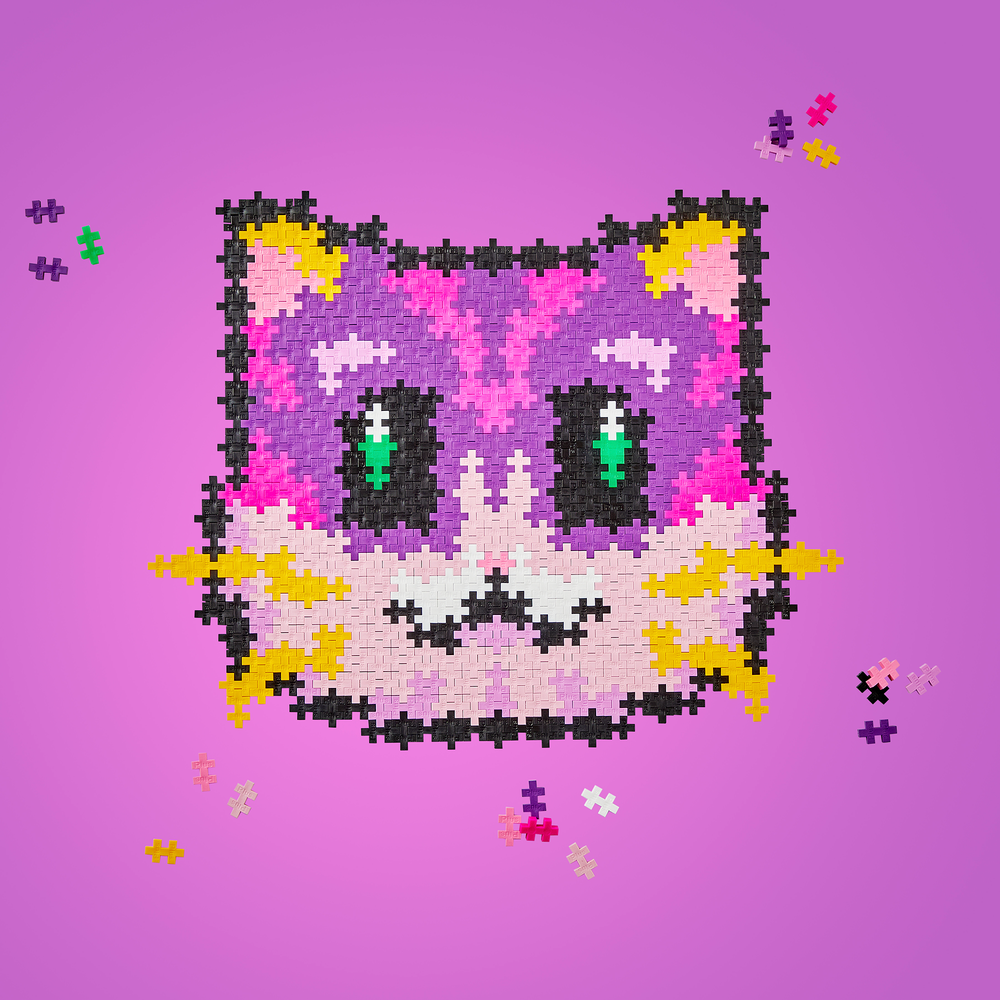 PUZZLE BY NUMBER - CHATON - 500pcs PLUS PLUS
