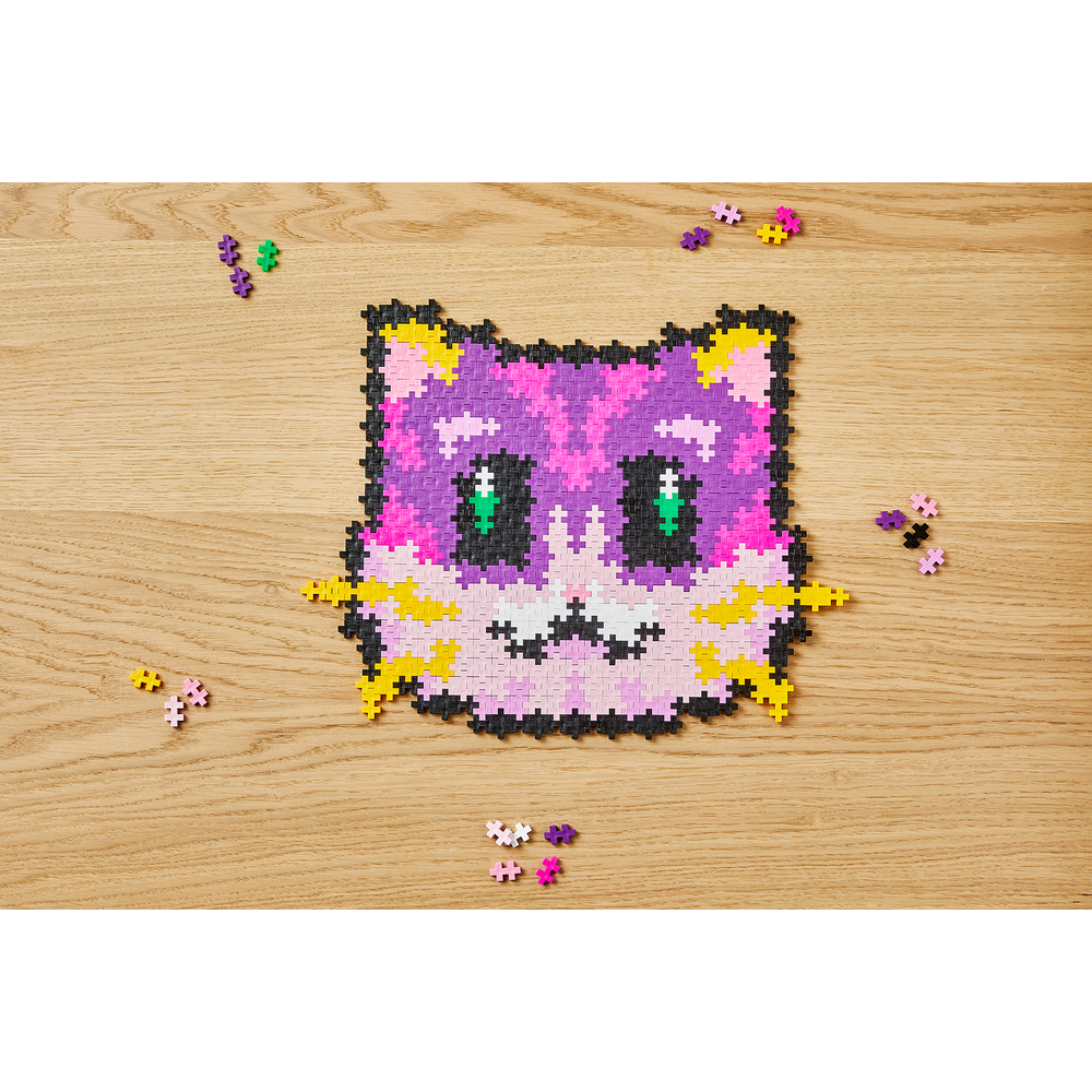 PUZZLE BY NUMBER - CHATON - 500pcs PLUS PLUS