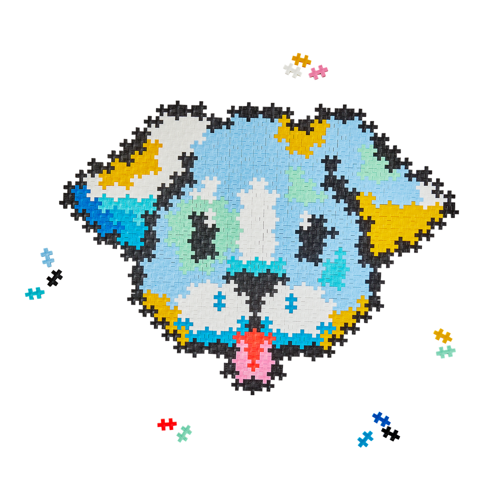 PUZZLE BY NUMBER - CHIOT - 500pcs PLUS PLUS