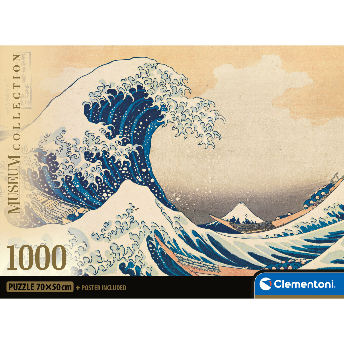 PZ1000: MUSEUM: LA MER - HOKUSAI - CLEMENTONI