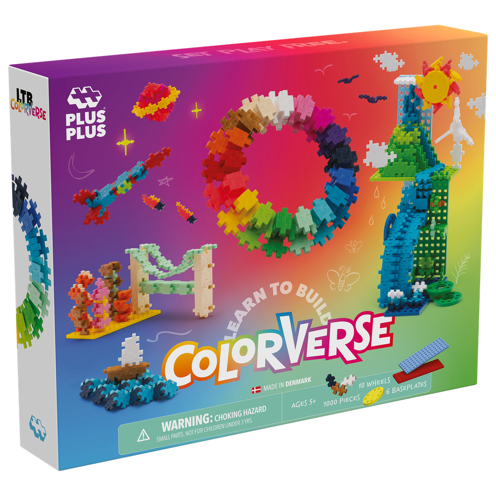 LEARN TO BUILD - SUPER ENS. COLORVERSE PLUS PLUS