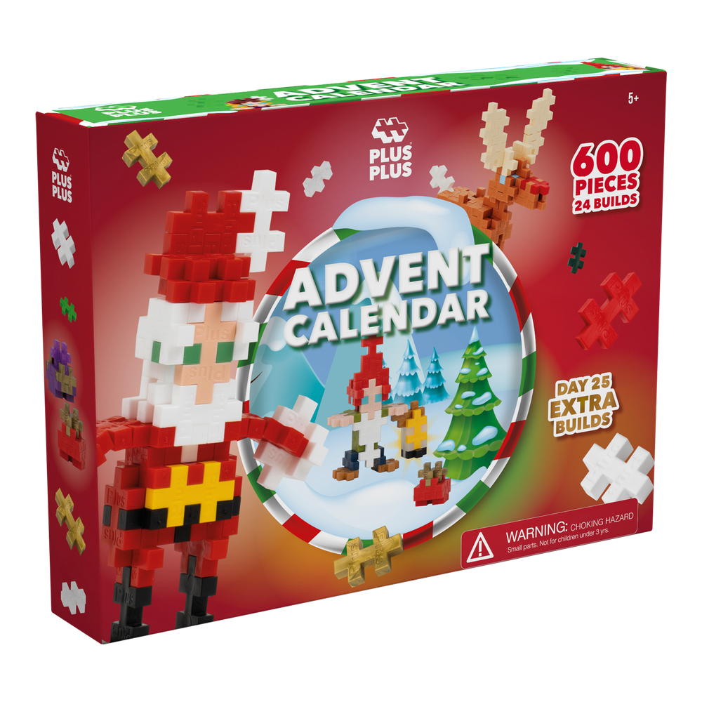 CALENDRIER DE L'AVENT - 600pcs PLUS PLUS