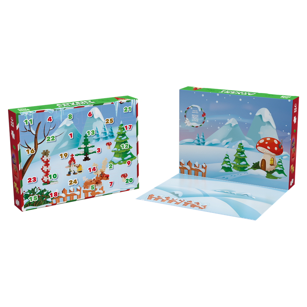 CALENDRIER DE L'AVENT - 600pcs PLUS PLUS