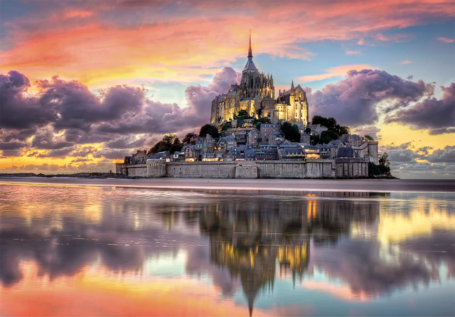 PZ1000: MAGNIFIQUE MONT SAINT-MICHEL CLEMENTONI PUZZLES