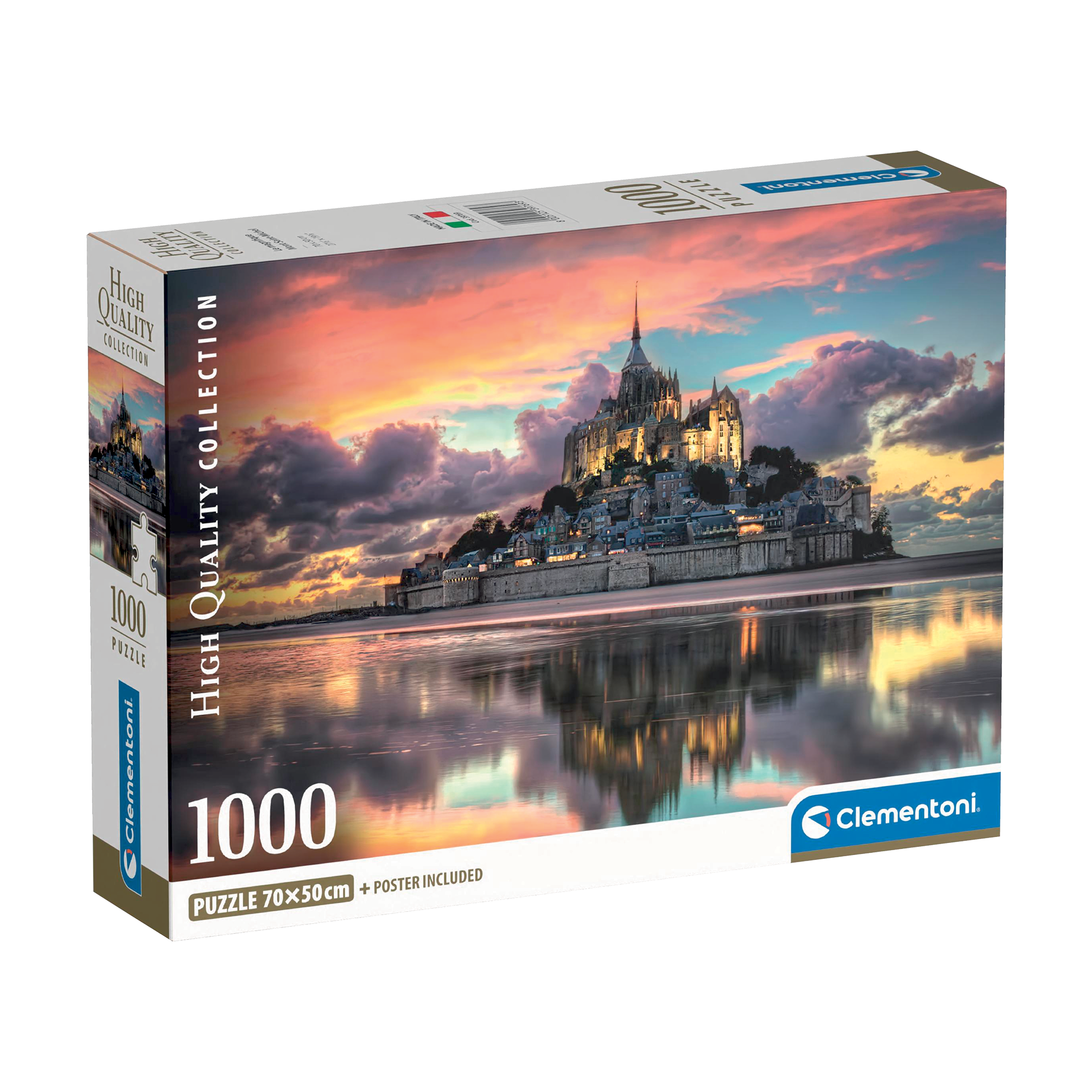 PZ1000: MAGNIFIQUE MONT SAINT-MICHEL CLEMENTONI PUZZLES